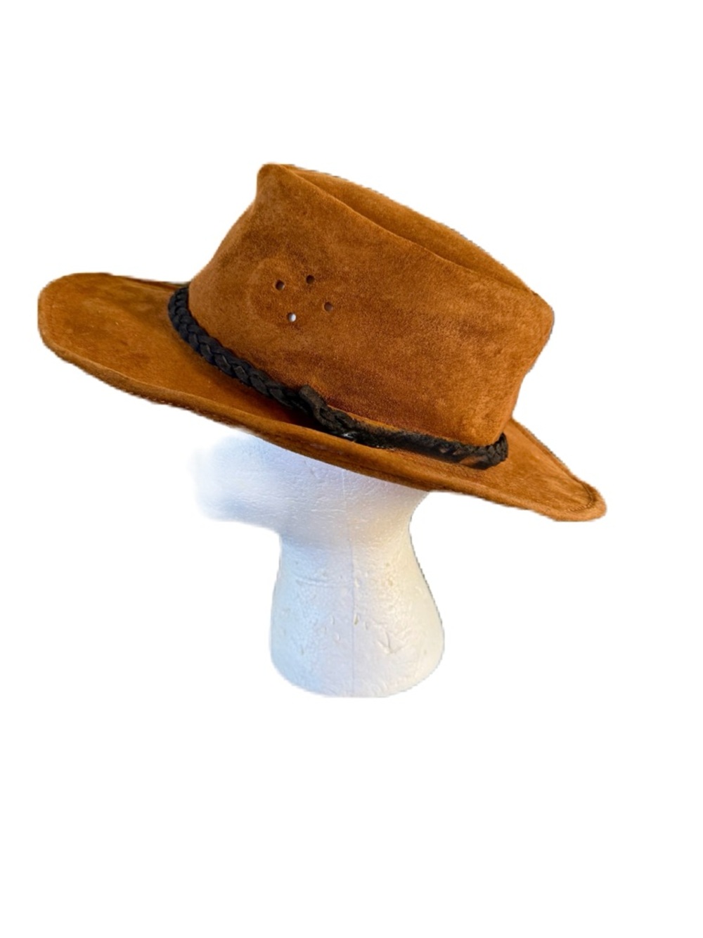 Walkabout Leather Outback Australian Hat EUC SUEDE unisex - Picture 3 of 9